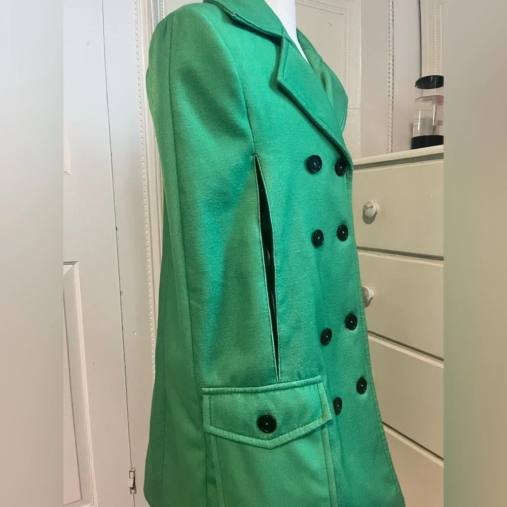 Blair Waldorf Inspired Green Sleeveless Jacket Rare Gossip Girl Style - Picture 7 of 15
